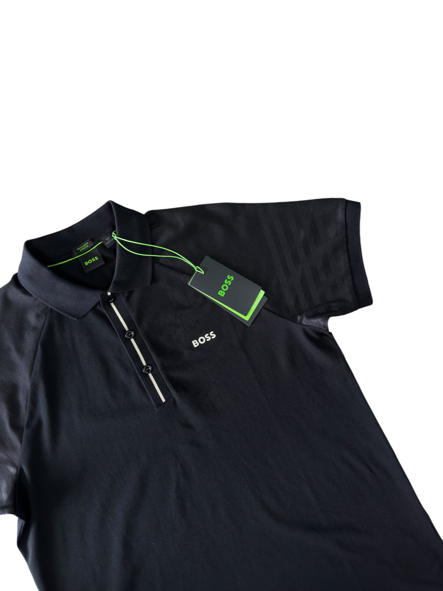 Polo Hugo Boss Negra Hombre