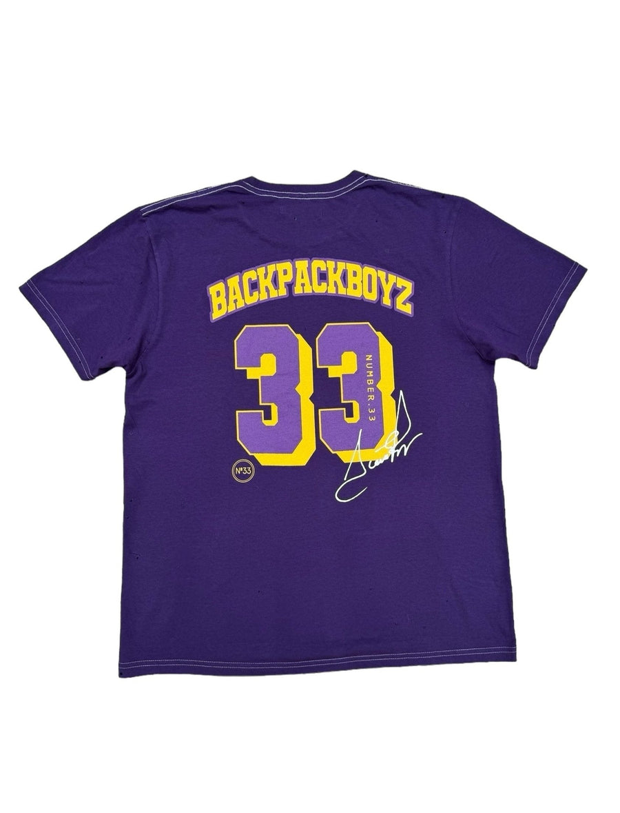 Playera Backpackboyz Morada Hombre