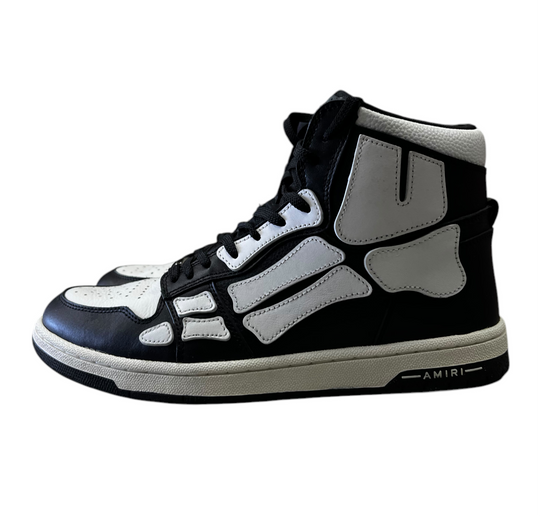 Tenis Amiri Skel Top Hi Negro/Blanco Hombre