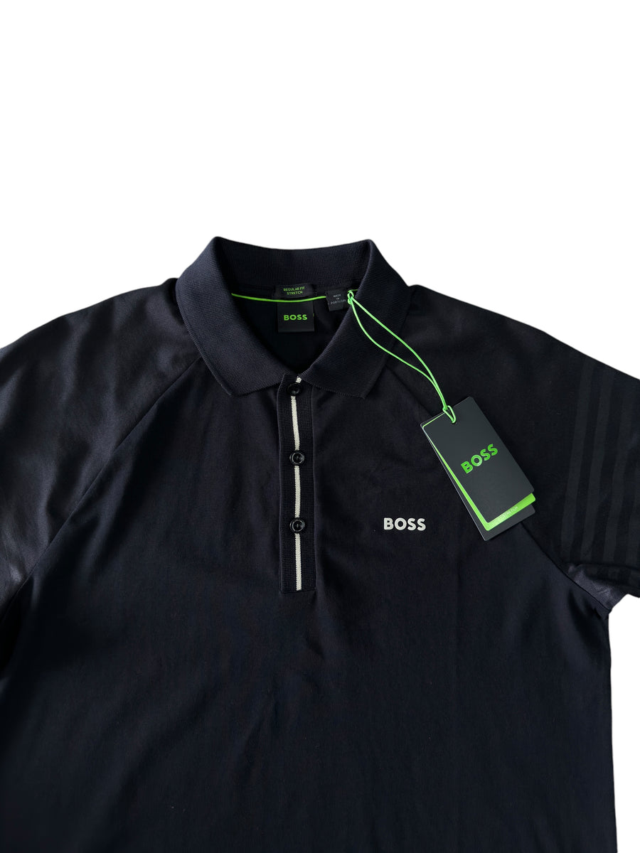 Polo Hugo Boss Negra Hombre