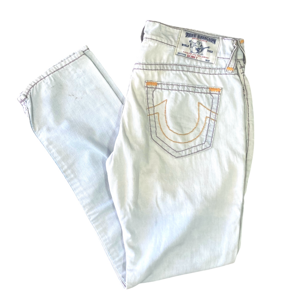 Pantalón True Religion Azul Hombre