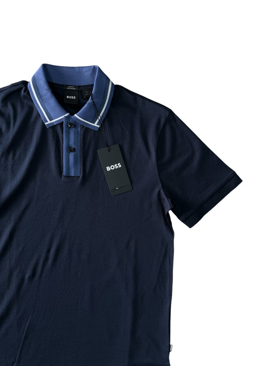 Polo Boss Azul Marino Hombre