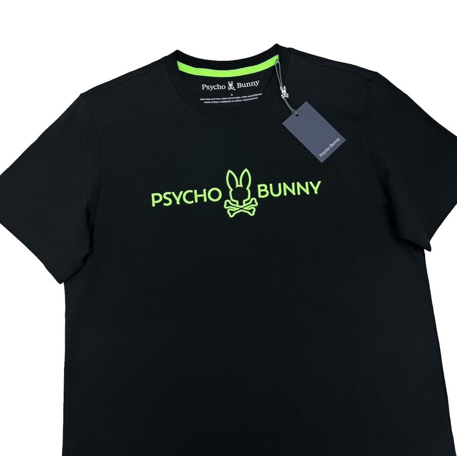 Playera Psycho Bunny Negra Hombre