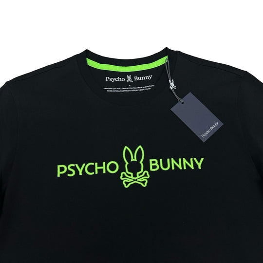 Playera Psycho Bunny Negra Hombre