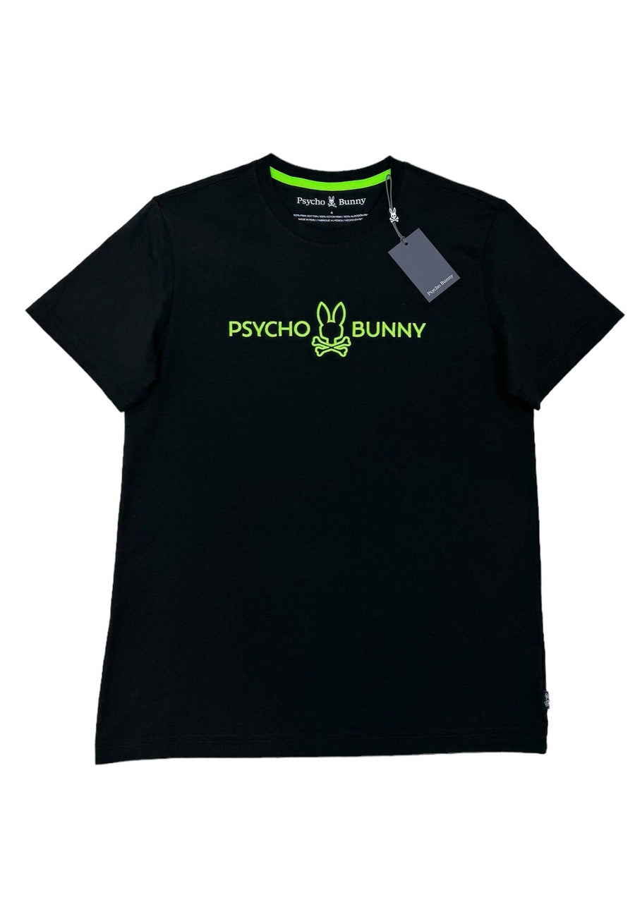 Playera Psycho Bunny Negra Hombre