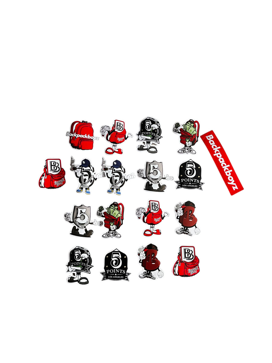 Backpackboyz Sticker Pack (20 piezas)