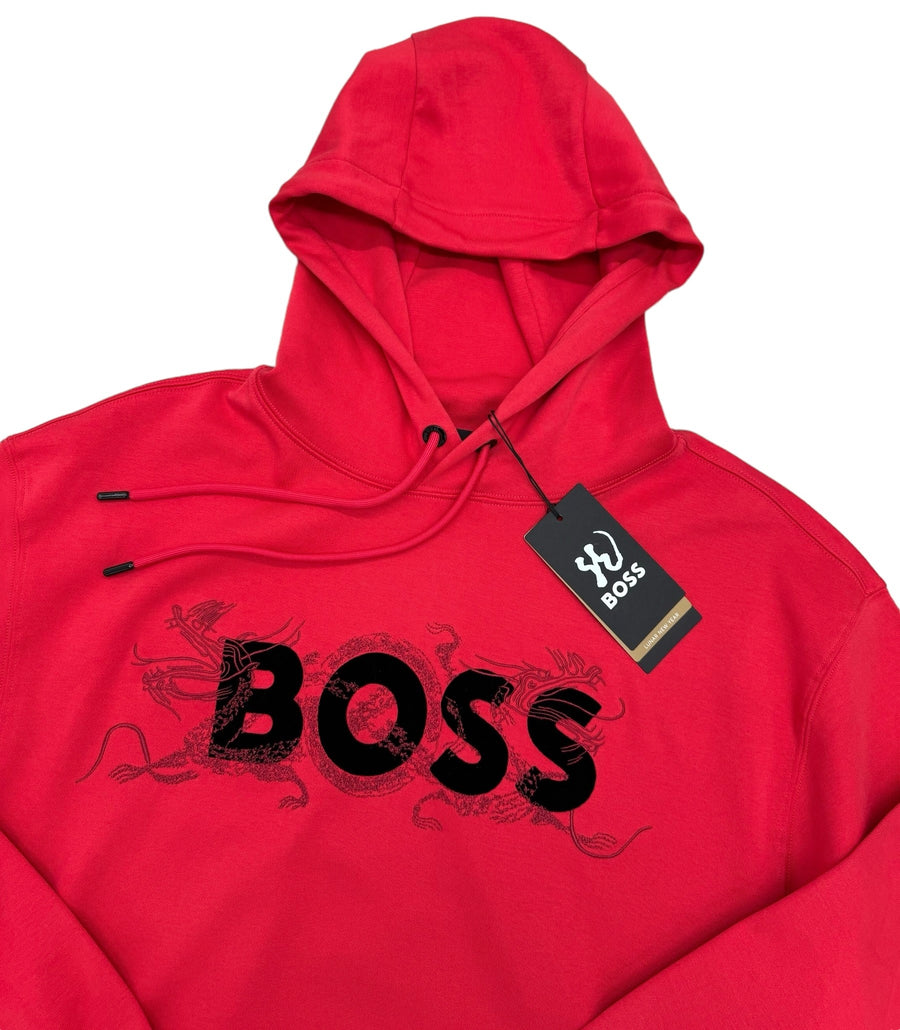 Sudadera Hugo Boss Roja Hombre