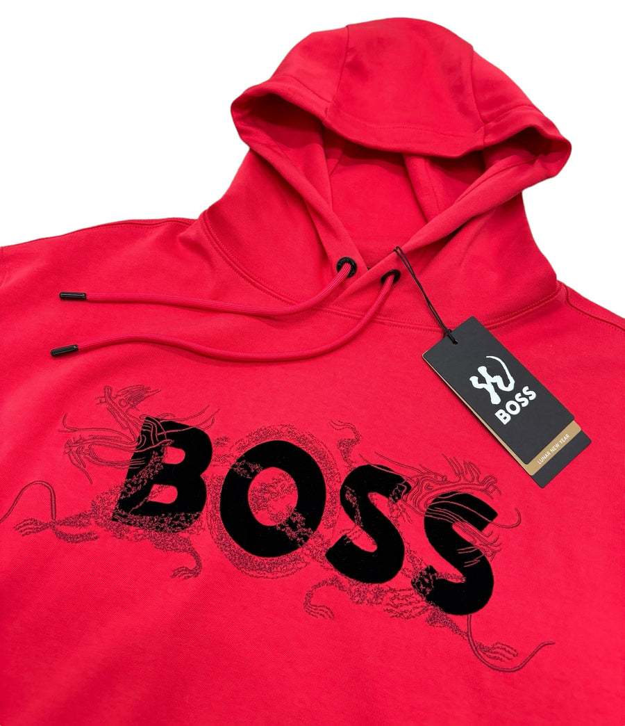 Sudadera Hugo Boss Roja Hombre