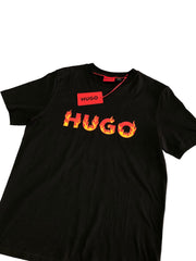 Playera Hugo Negra Hombre